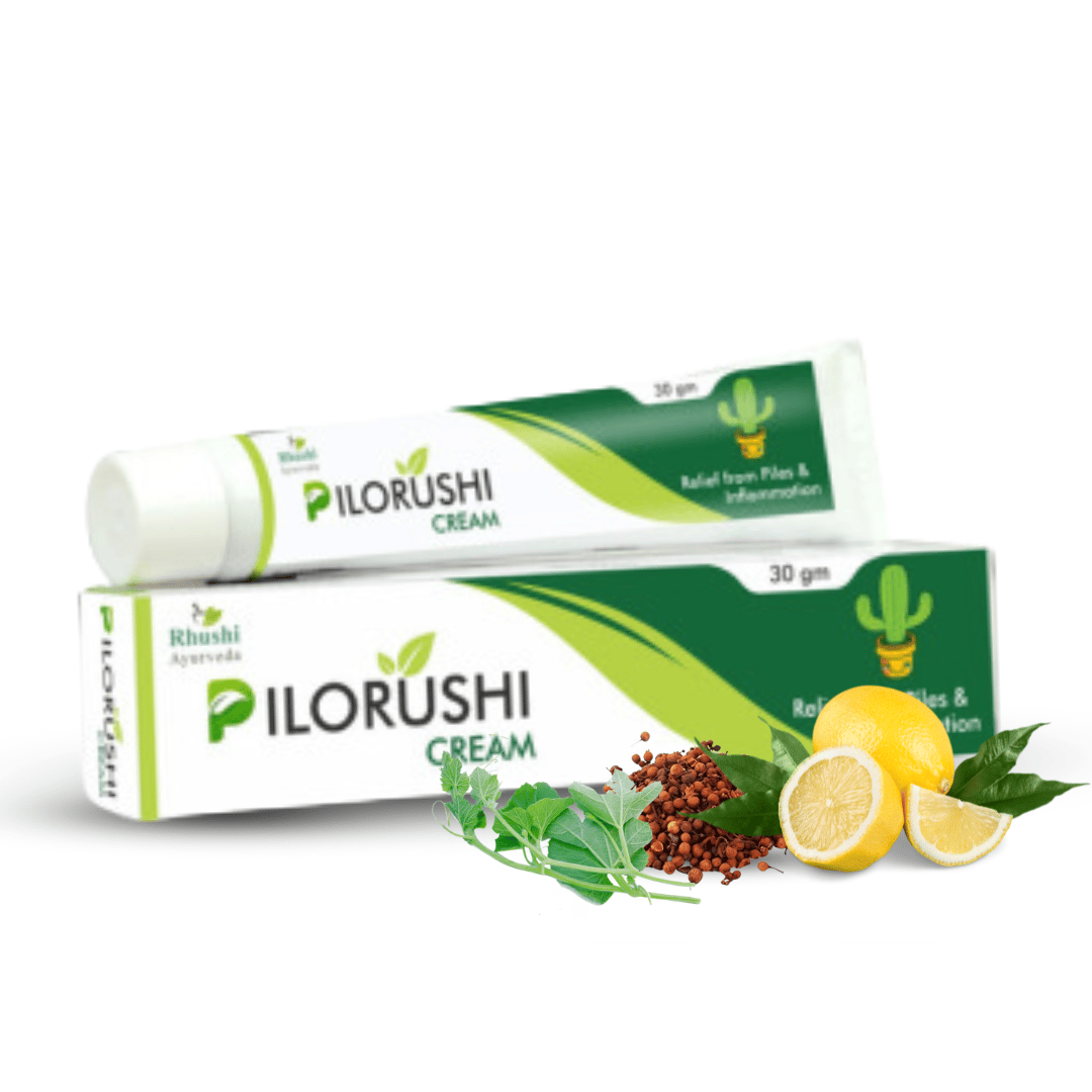 Rhushi Ayurved Pilorushi Cream for Piles, Fissures & Itching - 30g