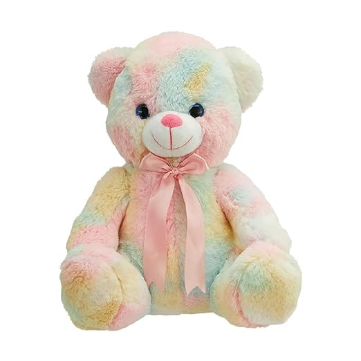 Jam & Honey Teddy Bear, Cute, Plush/Soft Toy for Boys, Girls and Kids, Super-Soft, Safe, Great Birthday Gift (Multicoloured, 28 cm)