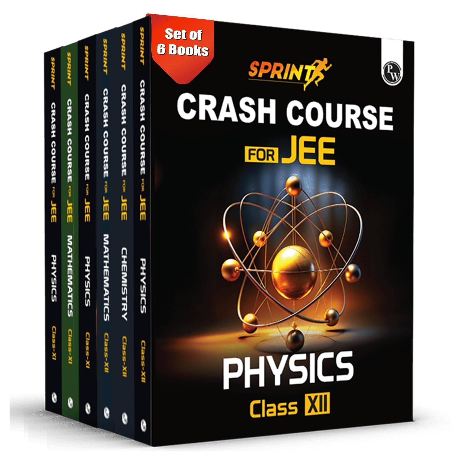 PW Sprint JEE Crash Course Class 11 & 12 Combo Set of 6 Books l Physics, Chemistry, Mathematics For 2024-2025 Exams l Crisp Theory and JEE Main & Advanced Levelwise Exercises [Paperback] Physics Wallah (PW)