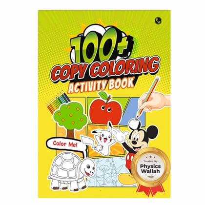 PW 100+ Colouring Books for Kids, Activity Book, Gift to children for painting, drawing and colouring - Alphabets, Animals, Birds, Flags, Flowers, Transport, Vegetables - 1 to 5 years old