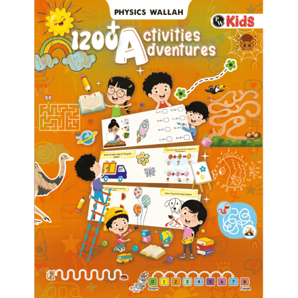 PW Activities Book For Kids 4+ Years Old | 1200+ Adventure Activities | Puzzles, Maze, Mind Games and Challenges Designed Activity Book For Growing Kids For Endless Fun