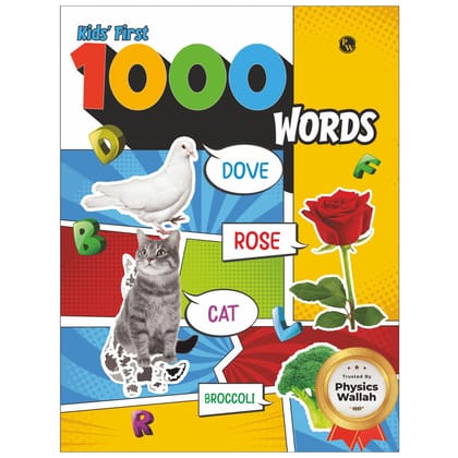 PW First 1000 Words Book: Early Learning Picture Book for Children Ages 1, 2, 3, 4, 5, 6 Years