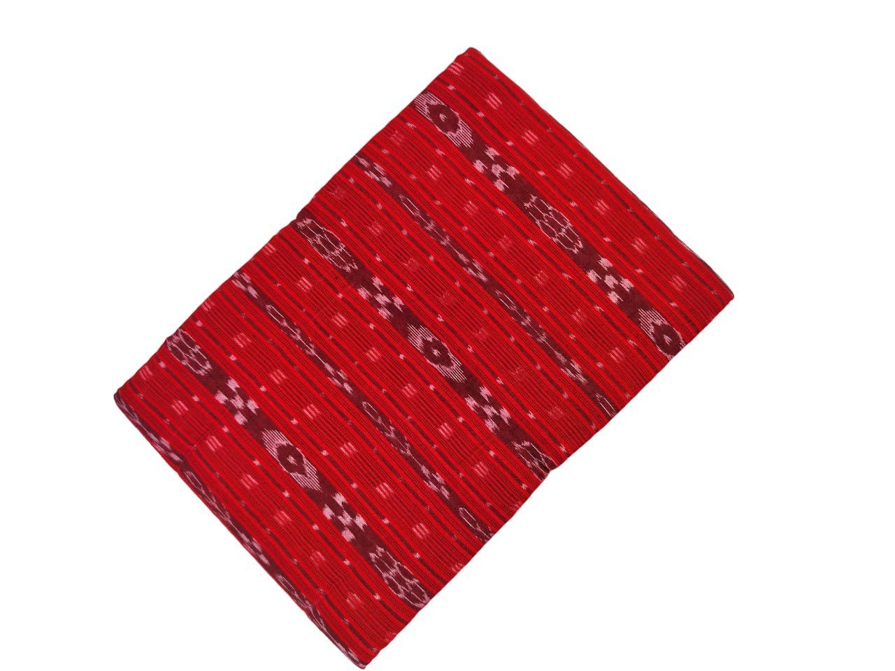 GHL GUENDICHA HAAT Sambalpuri Certified Handloom Pure Cotton Fabric