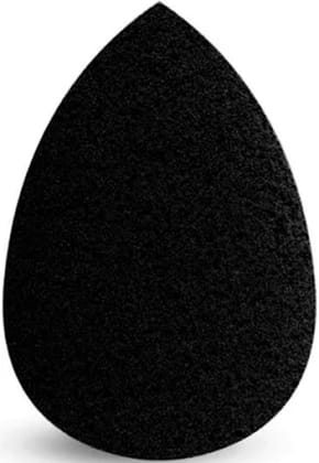 Black Makeup Sponge - Teardrop Shaped - For Liquid and Powder Foundation