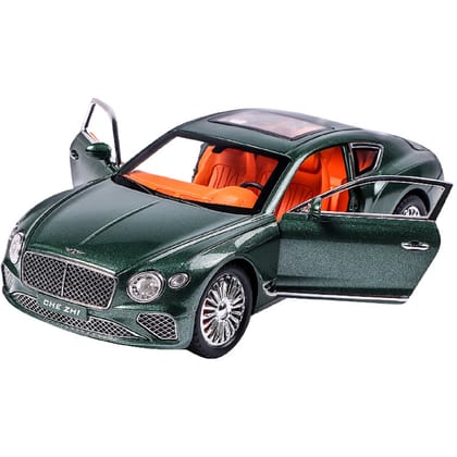KTRS ENTERPRISE 1:32 Bntly Continental GT Alloy Metal Pull Back Die-cast Car Model Pull Back car Super Openable Doors Sound and Light Doors  Light Music Boys Toys for Kids