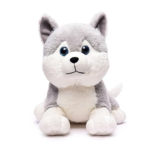 Dog Stuffed Animal Puppy Soft Toy, Adorable Gifts for Kids and Adult, Glitter Eyes Soft Toy,