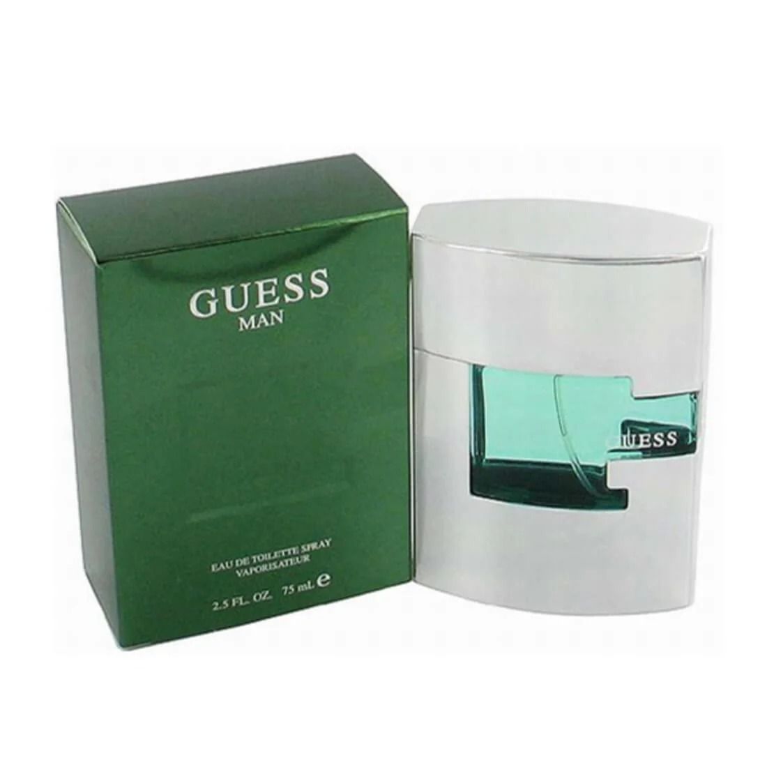 Guess Man Green Eau De Toilette for Men - 75ml | Fresh, Spicy & Woody Fragrance