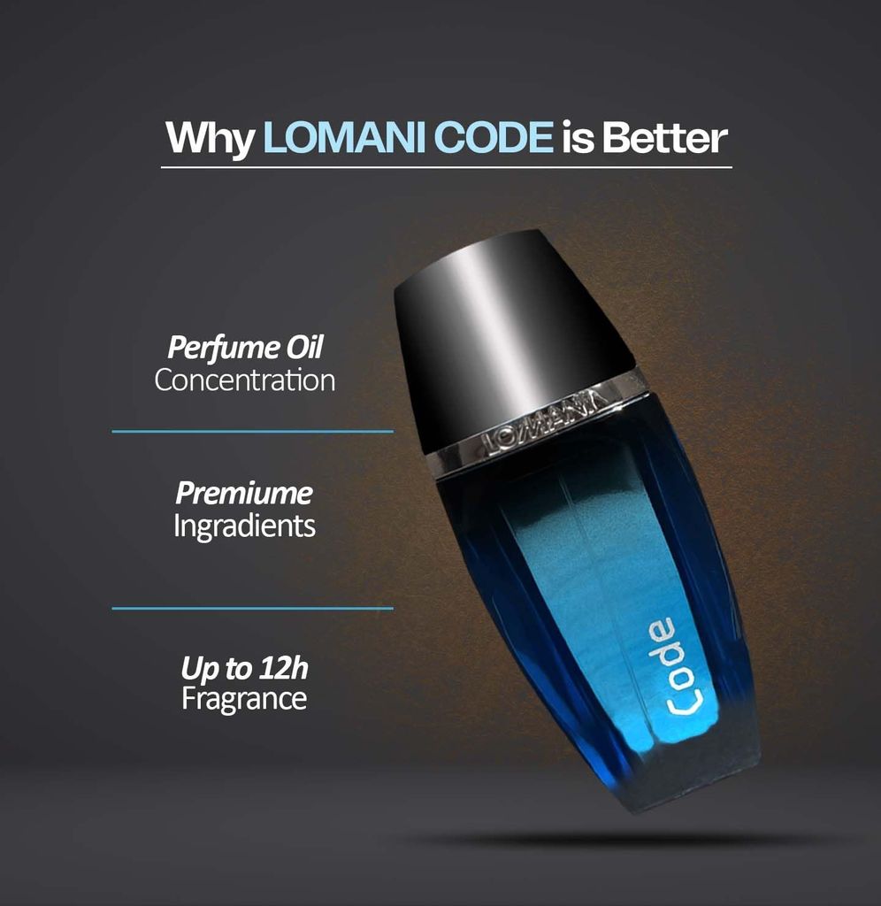 Lomani Code 100ml (M) - Eau De Toilette (EDT) – Perfume for Men
