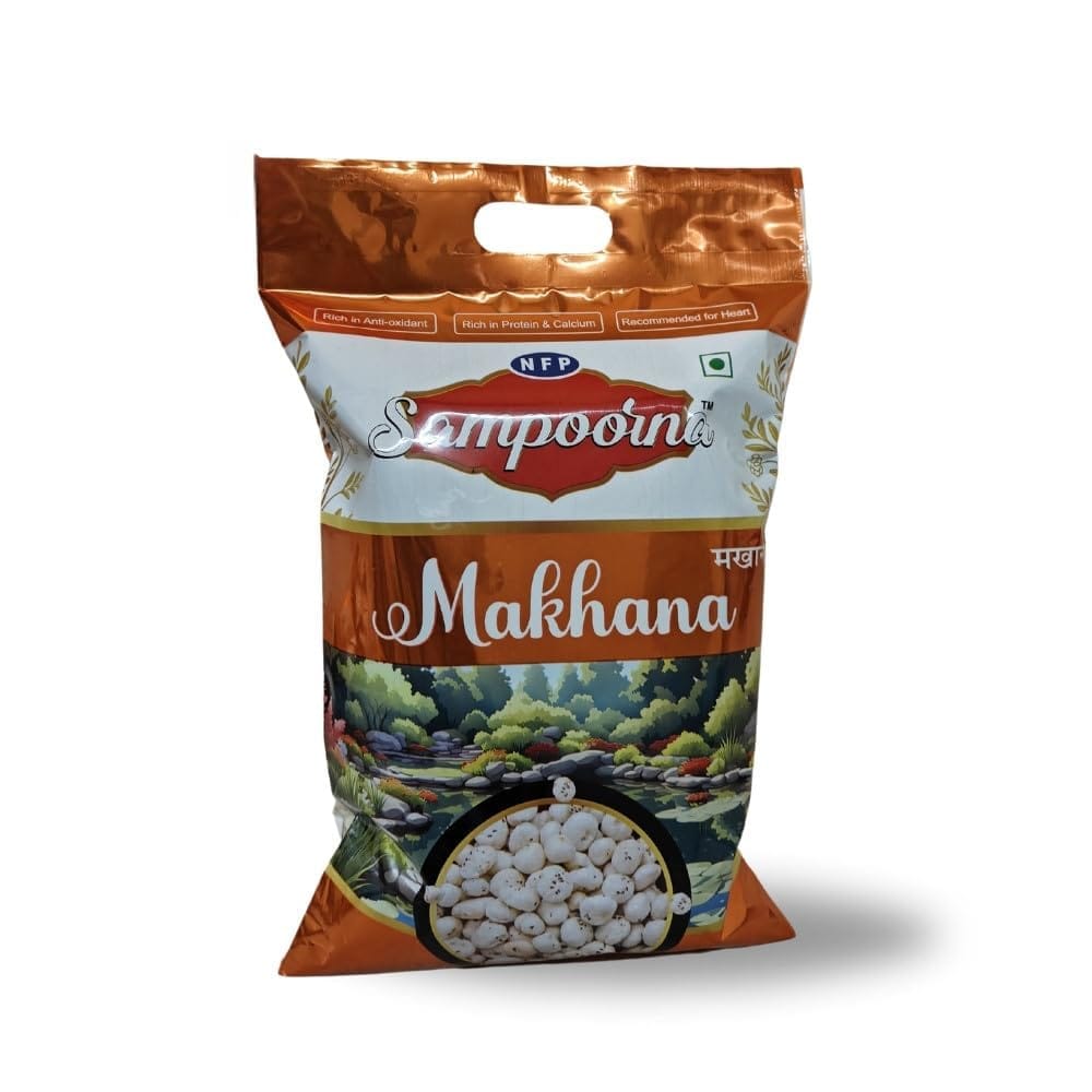 NFP SAMPOORNA NFP Sampoorna foods Plain Makhna 250g (foxnuts)