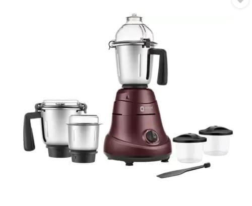 Miracle Blossom MGMB75C3 750-Watt Mixer Grinder with 3 Jars, Maroon