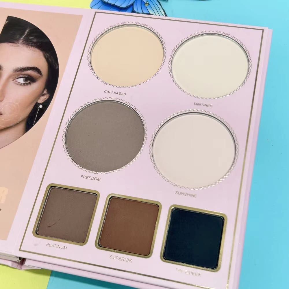 Eyeshadow, Face, and Lip Makeup Palette - All-in-One