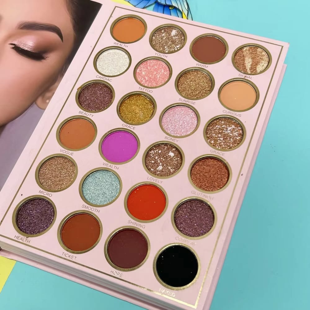 Eyeshadow, Face, and Lip Makeup Palette - All-in-One