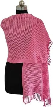 Women's Lightweight Crinkle Gauze Scarf with Fringe Trim - Perfect for Spring and Summer Women's Lightweight Crinkle Gauze Scarf with Fringe Trim - Perfect for Spring and Summer