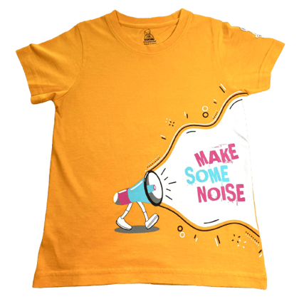 KUCHU Unisex Tshirt | Made of Super Combed Cotton-Modal Natural Fiber Better Than 100% Cotton| Soft & Breathable Fabric| Unique Digitally Printed Design |Vibrant Colour | Make Some Noise KUCHU Unisex Tshirt | Made of Super Combed Cotton-Modal Natural Fiber Better Than 100% Cotton| Soft & Breathable Fabric| Unique Digitally Printed Design |Vibrant Colour | Make Some Noise