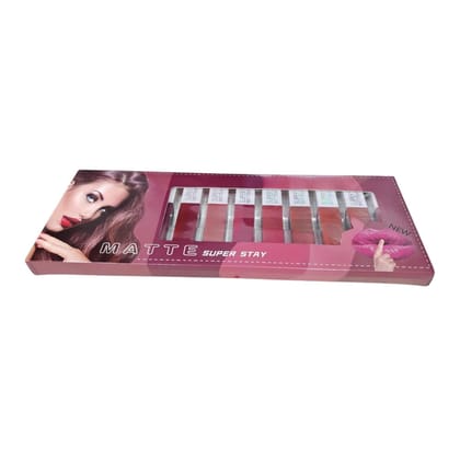 Matte Velvet Smooth Lip Stick Set, 12 Colours, Waterproof, Long Lasting and fully Pigmented
