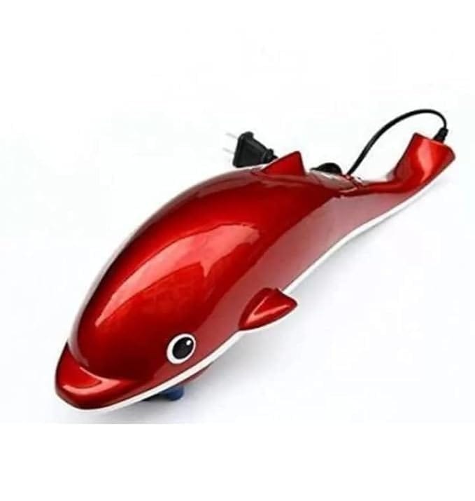 Electric Dolphin Handheld Body Massager for Pain Relief with Powerful Vibration For Unisex Vibration Massage Machine Fish Massager Machine for Body