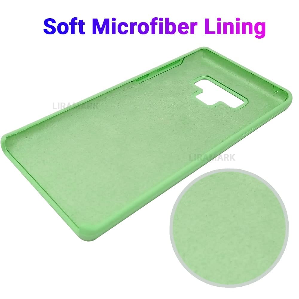 LIRAMARK Liquid Silicone Soft Back Cover Case for Samsung Galaxy Note 9
