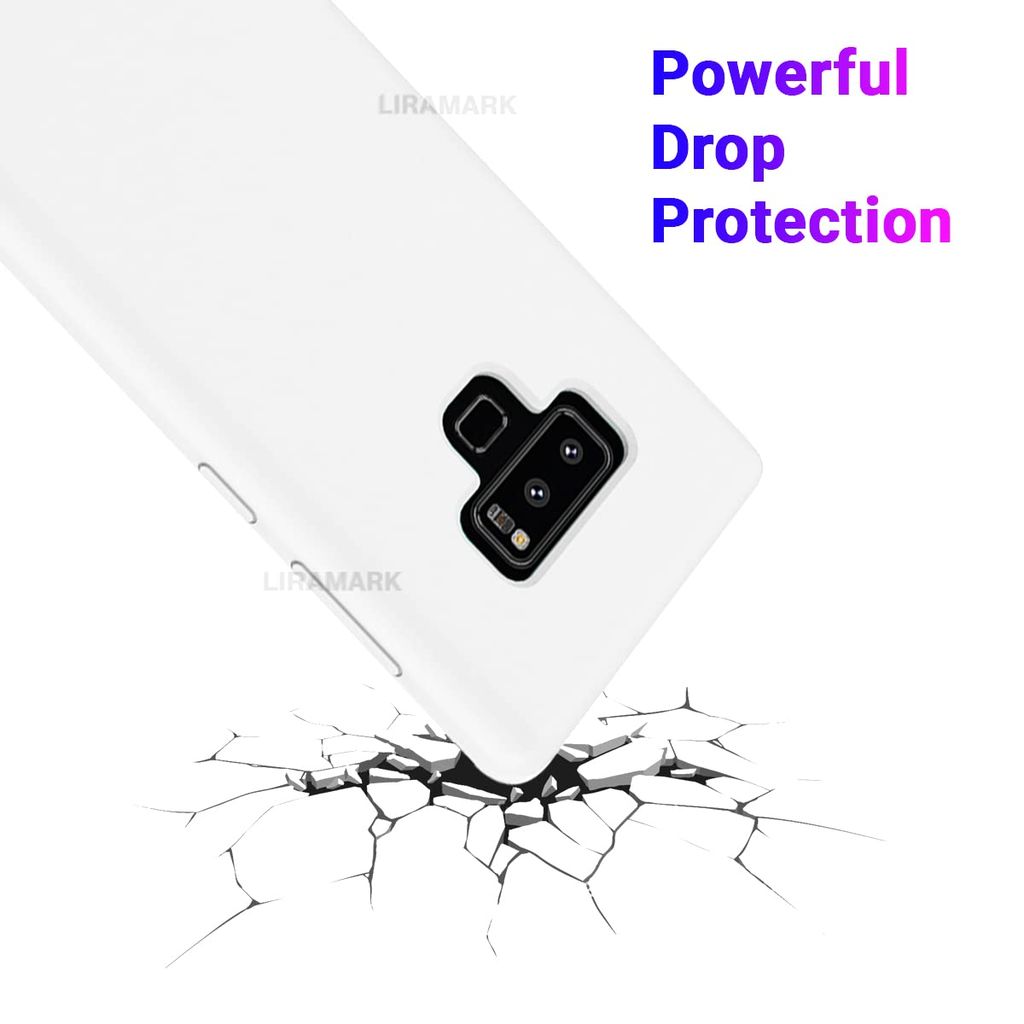 LIRAMARK Liquid Silicone Soft Back Cover Case for Samsung Galaxy Note 9