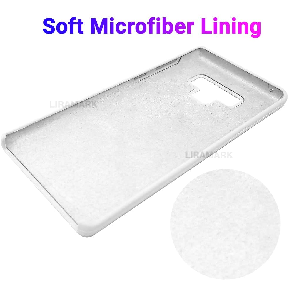 LIRAMARK Liquid Silicone Soft Back Cover Case for Samsung Galaxy Note 9