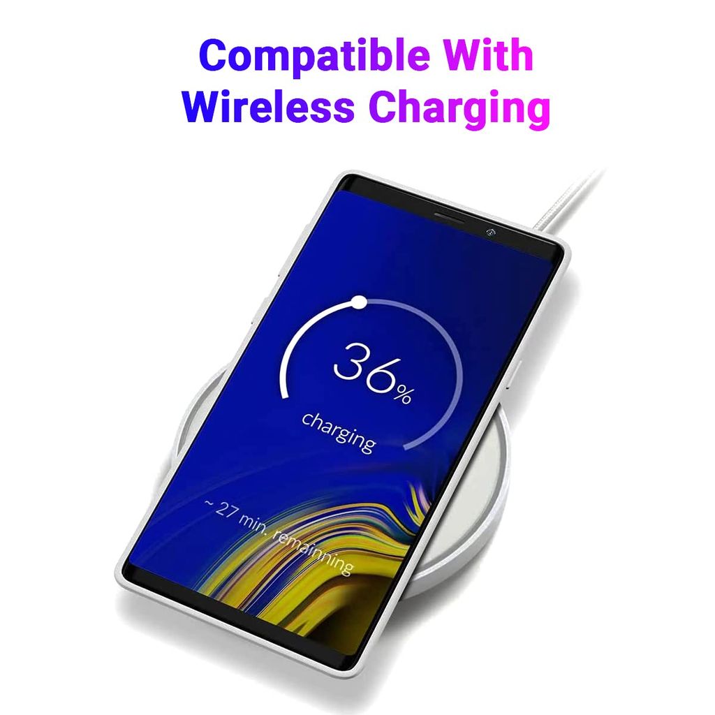 LIRAMARK Liquid Silicone Soft Back Cover Case for Samsung Galaxy Note 9