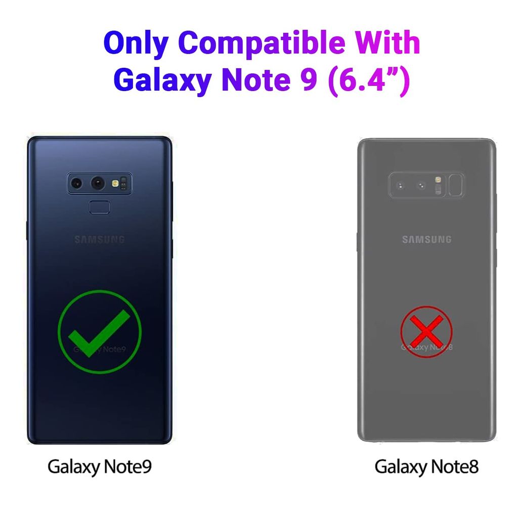 LIRAMARK Liquid Silicone Soft Back Cover Case for Samsung Galaxy Note 9