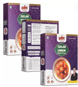 URBAN FOODS Gulab Jamun Premix Combo of 50gm X 3 (Pack of 3) 150 g (Pack of 3)