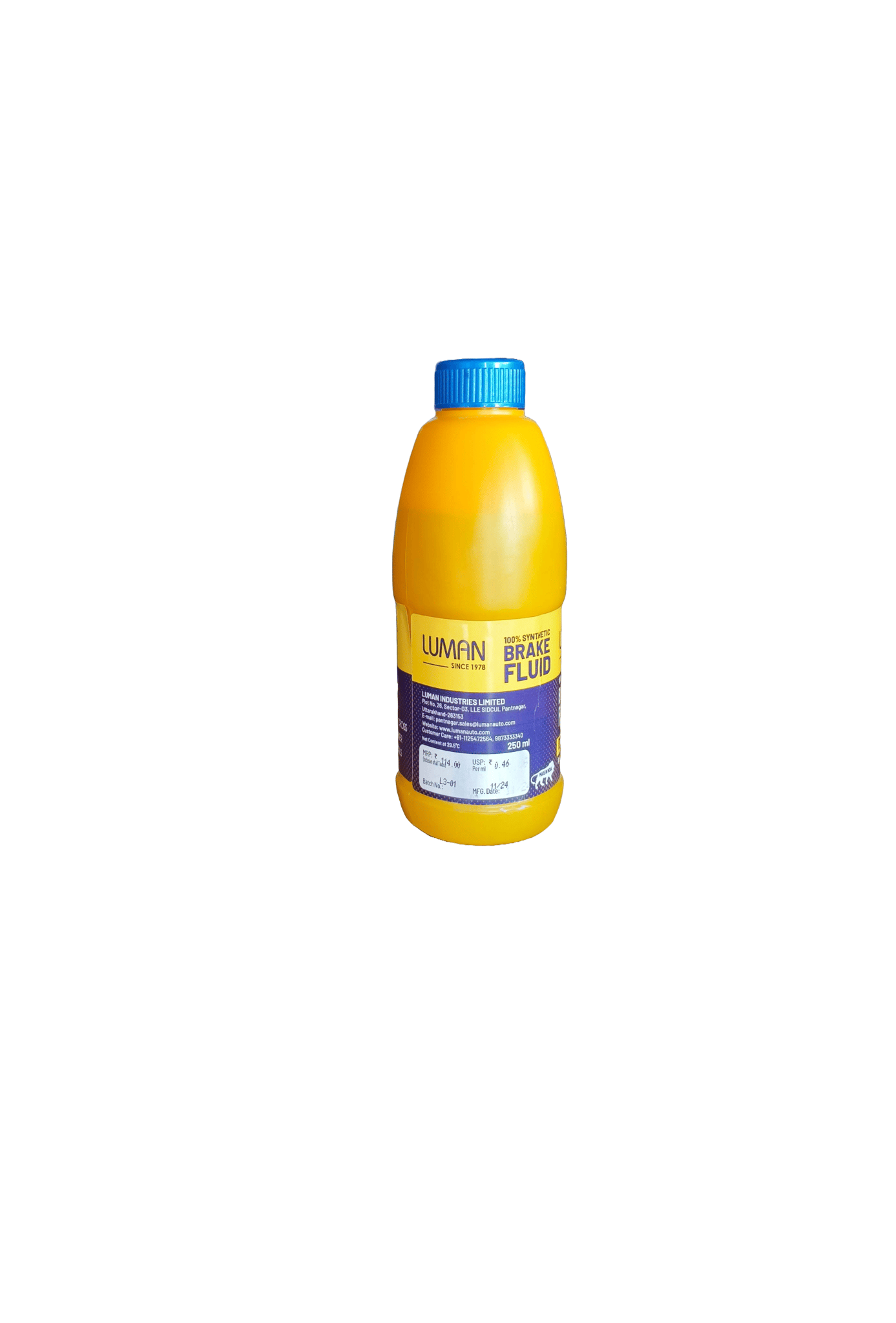 Luman Brake  OIL Fluid, 100% Synthetic, 250ml