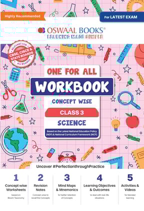 Oswaal One For All Workbook Concept Wise Class-3 Science (For Latest Exam) [Paperback] Oswaal Editorial Board