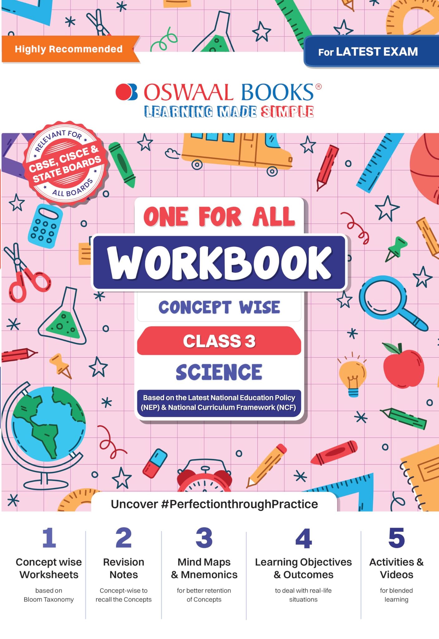 Oswaal One For All Workbook Concept Wise Class-3 Science (For Latest Exam) [Paperback] Oswaal Editorial Board