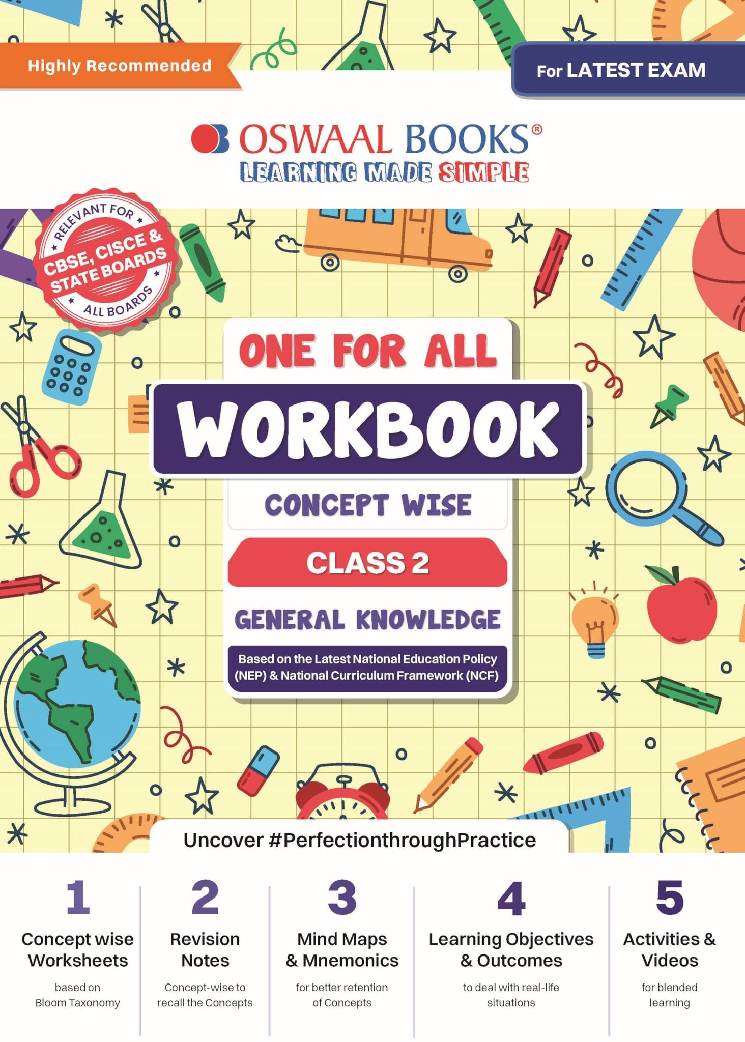 Oswaal One For All Workbook Concept Wise Class-2 General Knowledge (For Latest Exam) [Paperback] Oswaal Editorial Board
