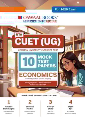 Oswaal NTA CUET (UG) 10 Mock Test Papers Economics (For 2025 Exam) Oswaal Editorial Board