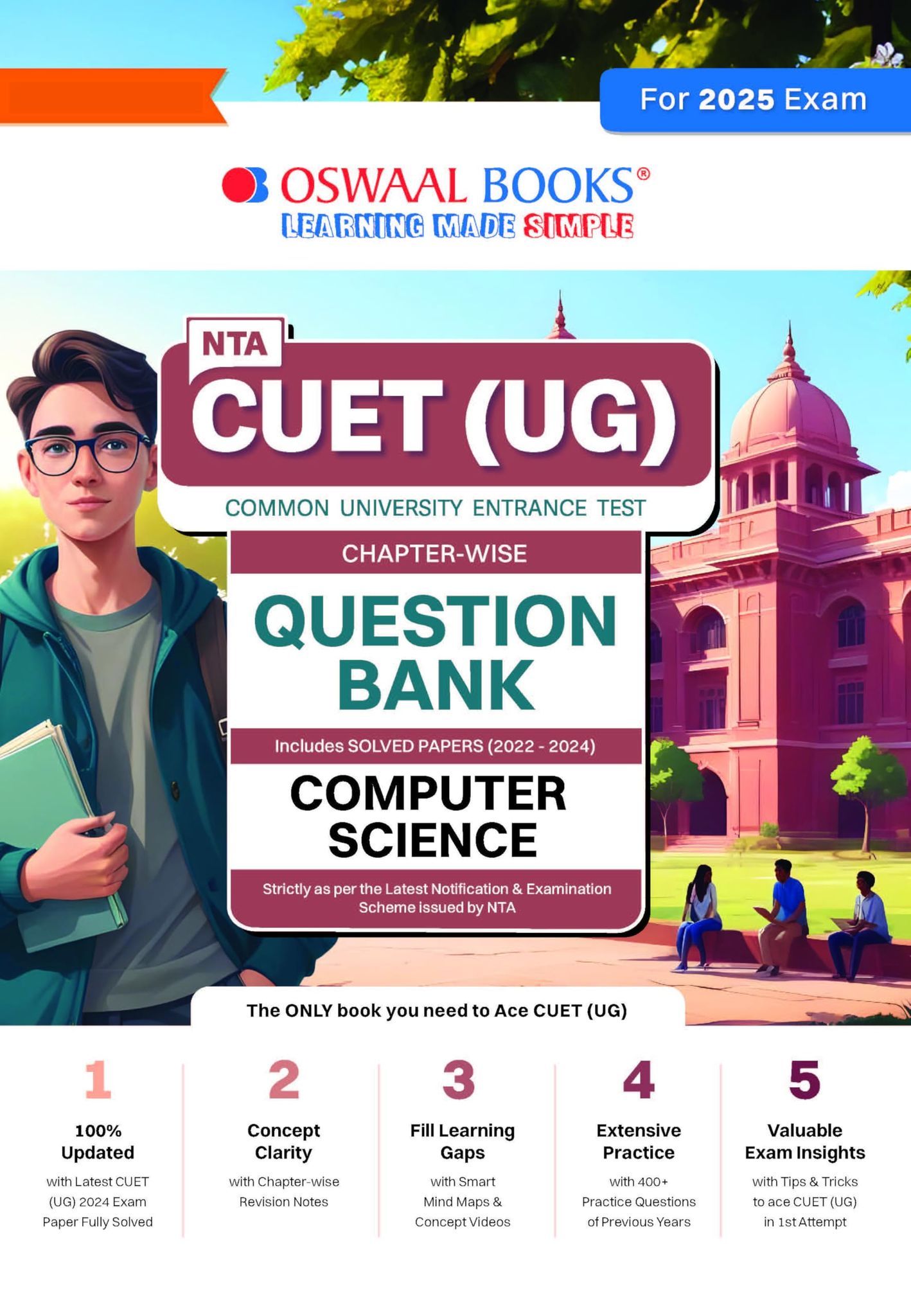 Oswaal NTA CUET (UG) Chapterwise Question Bank Computer Science (For 2025 Exam) Oswaal Editorial Board