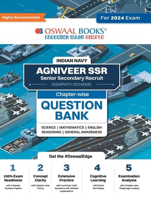 Oswaal Indian Navy | Agniveer SSR (Senior Secondary Recruit), (Agnipath Scheme) | Question Bank Chapter-wise & Topic-wise | Science, Mathematics, English, Reasoning & General Awareness | For 2024 Exam Oswaal Editorial Board
