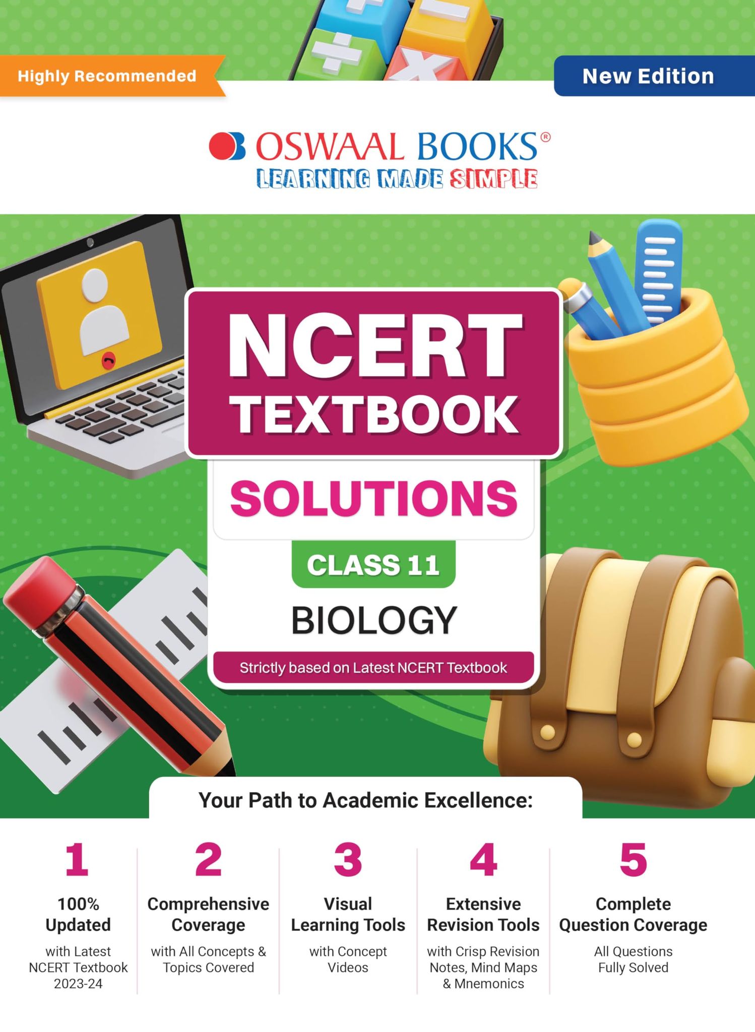 Oswaal NCERT Textbook Solution Class 11 Biology | For Latest Exam Oswaal Editorial Board