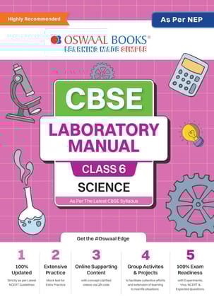 Oswaal CBSE Laboratory Manual Class 6 Science Book | As Per NEP | Latest Updated [Paperback] Oswaal Editorial Board