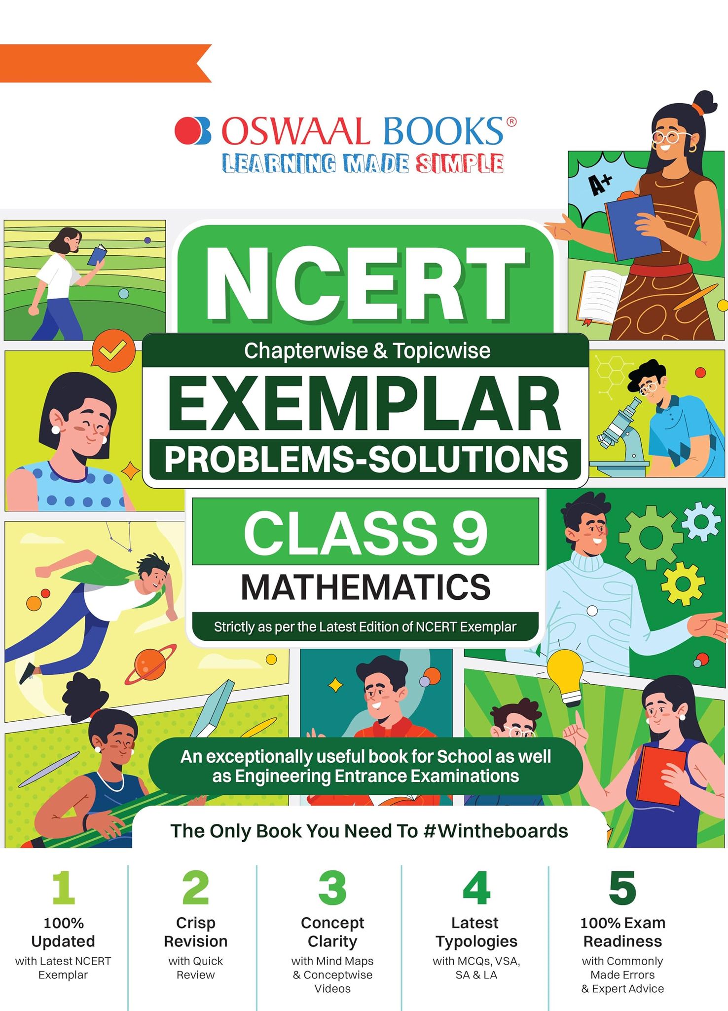 Oswaal NCERT Exemplar (Problems - Solutions) Class 9 Mathematics Book For 2024 Exam Oswaal Editorial Board
