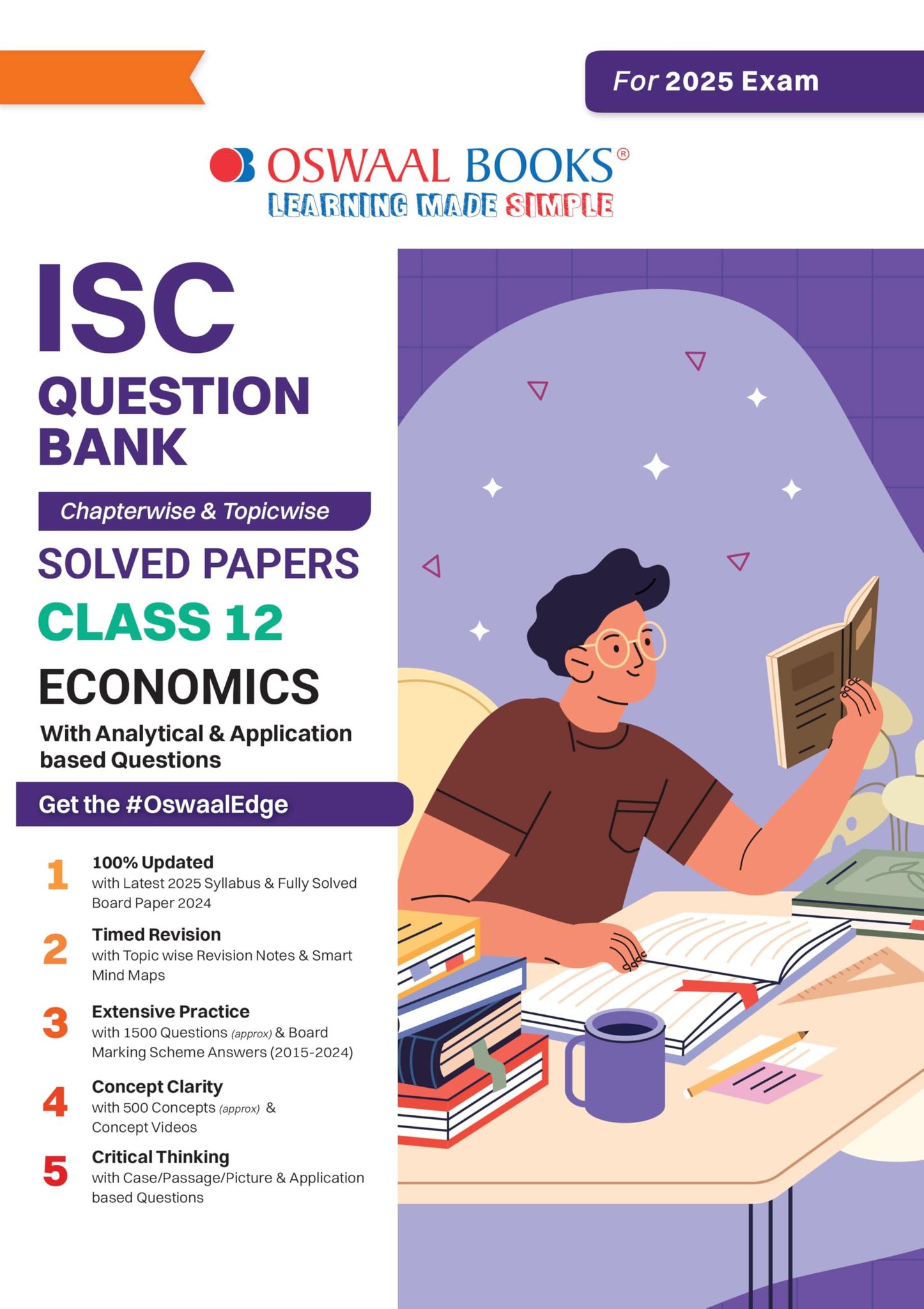 Oswaal ISC Question Bank Class 12 Economics | Chapterwise | Topicwise | Solved Papers | For 2025 Board Exams Oswaal Editorial Board