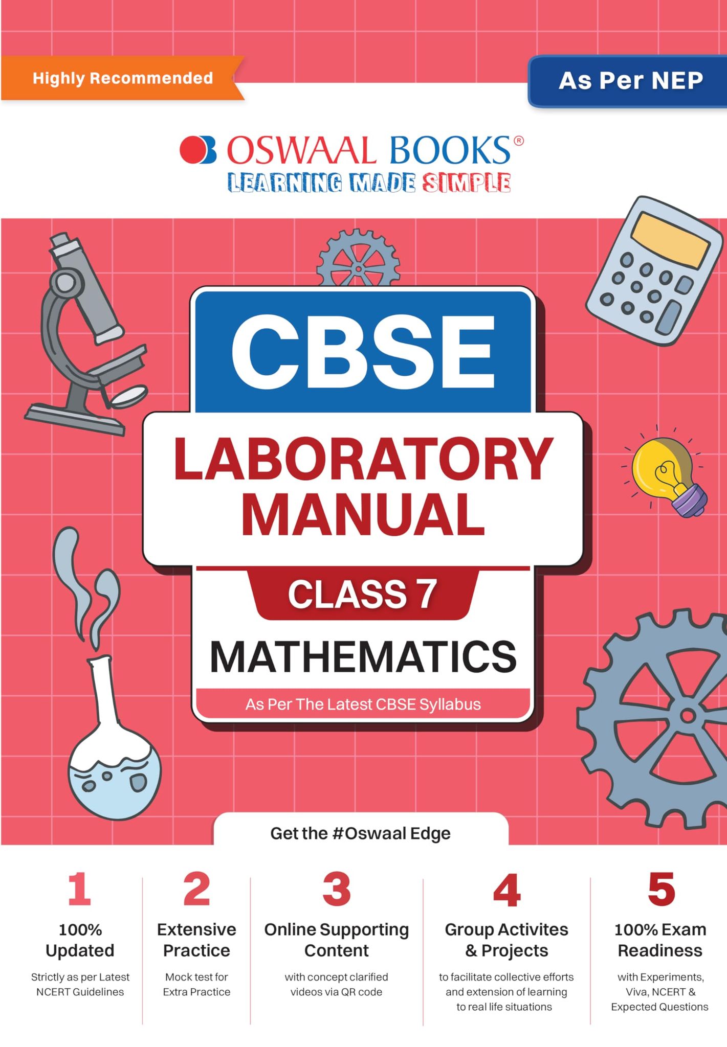 Oswaal CBSE Laboratory Manual Class 7 Mathematics Book | As Per NEP | Latest Updated [Paperback] Oswaal Editorial Board