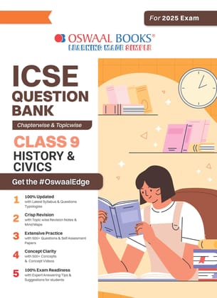 Oswaal ICSE Question Bank Class 9 History & Civics | Chapterwise | Topicwise | Solved Papers | For 2025 Exams Oswaal Editorial Board