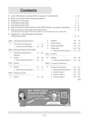 Oswaal ICSE Question Bank SOLVED PAPERS | Class 10 | Economics | For Exam 2024-25 Oswaal Editorial Board
