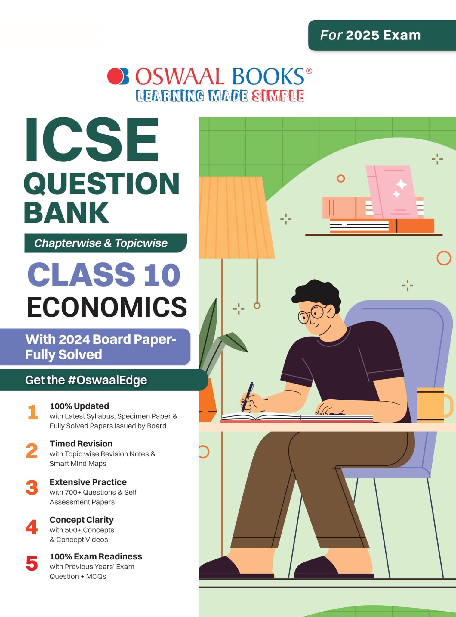 Oswaal ICSE Question Bank SOLVED PAPERS | Class 10 | Economics | For Exam 2024-25 Oswaal Editorial Board