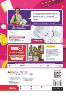 Oswaal NCERT & CBSE One for all Workbook | Science | Class 8 | Updated as per NCF | MCQ's | VSA | SA | LA | For Latest Exam Oswaal Editorial Board