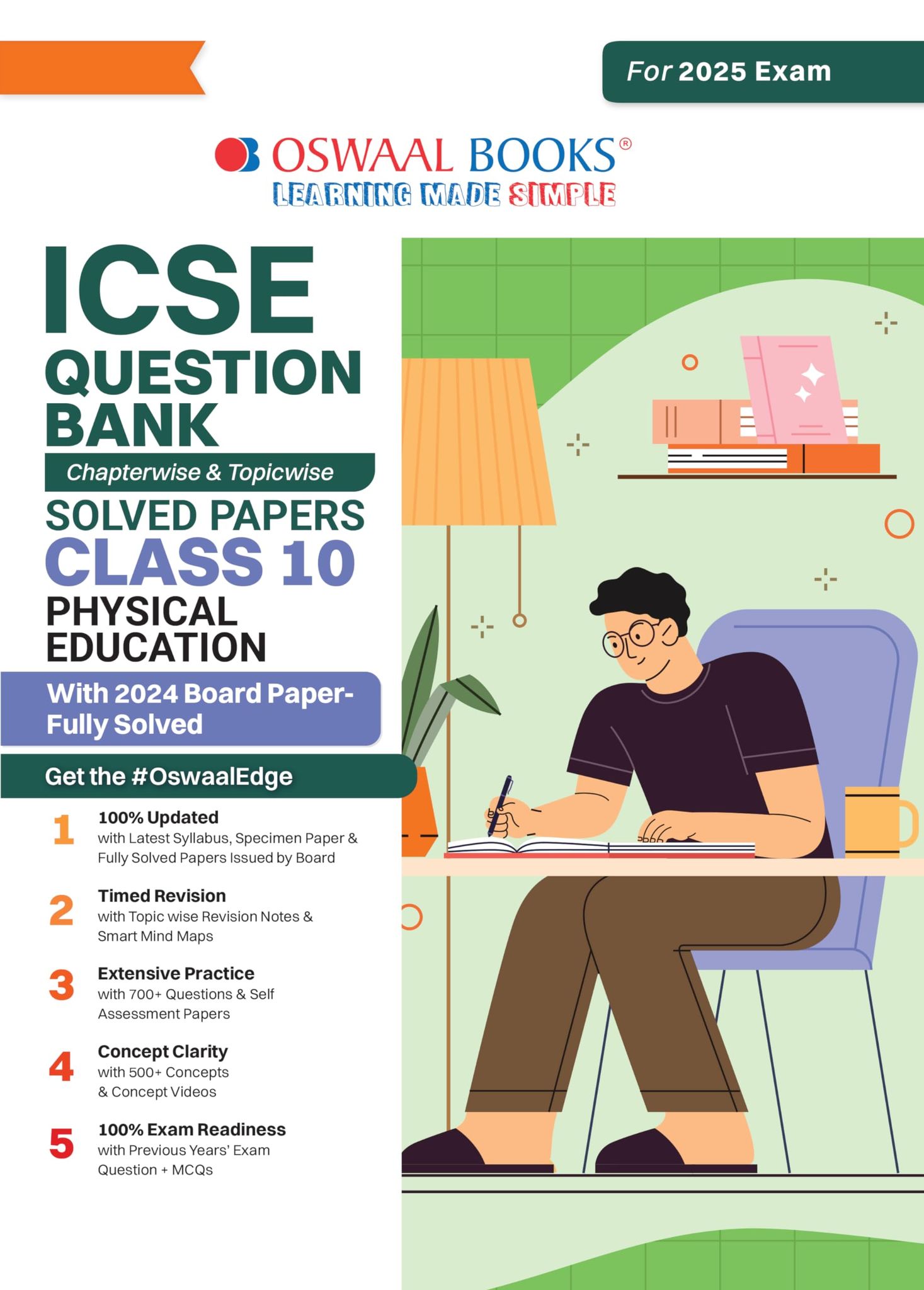 Oswaal ICSE Question Bank Chapter-wise Topic-wise Class 10 Physical Education | For 2025 Board Exams Oswaal Editorial Board