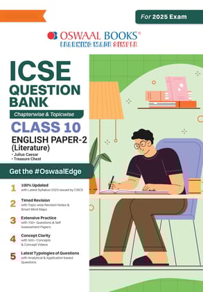 Oswaal ICSE Question Bank SOLVED PAPERS | Class 10 | English-II | For Exam 2024-25 Oswaal Editorial Board