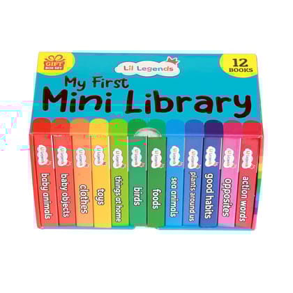 Oswaal Lil Legends Mini Library - Box Set | Baby Animals | Baby Objects | Clothes |Things At Home |Toys | Foods | Birds | Sea Animals | Plants Around Us | Good Habits | Opposites | Action Work Oswaal Editorial Board