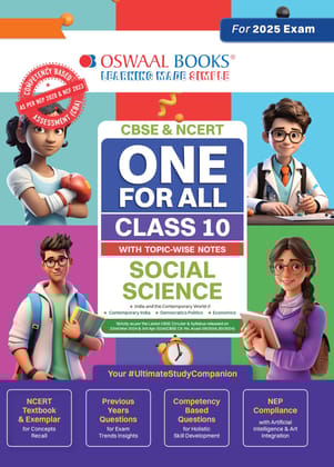 Oswaal CBSE & NCERT One for All Class 10 Social Science | With Topic Wise Notes For 2025 Board Exam Oswaal Editorial Board