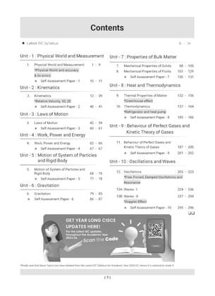 Oswaal ISC Question Bank Class 11 Physics | Chapterwise | Topicwise | Solved Papers | For 2025 Exams Oswaal Editorial Board
