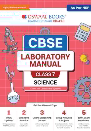 Oswaal CBSE Laboratory Manual Class 7 Science Book | As Per NEP | Latest Updated [Paperback] Oswaal Editorial Board