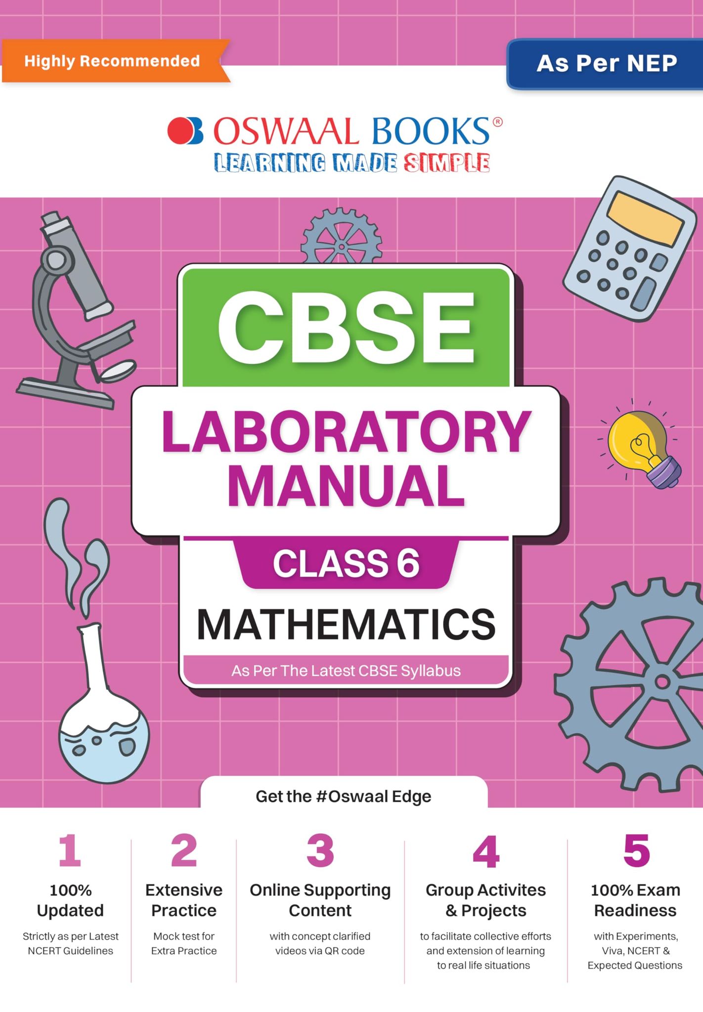 Oswaal CBSE Laboratory Manual Class 6 Mathematics Book | As Per NEP | For Latest Exam [Paperback] Oswaal Editorial Board