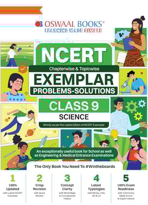 Oswaal NCERT Exemplar (Problems - Solutions) Class 9 Science Book For 2024 Exam Oswaal Editorial Board